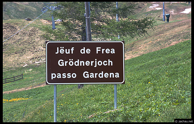 Der Einstieg ins Gr&ouml;dnertal.